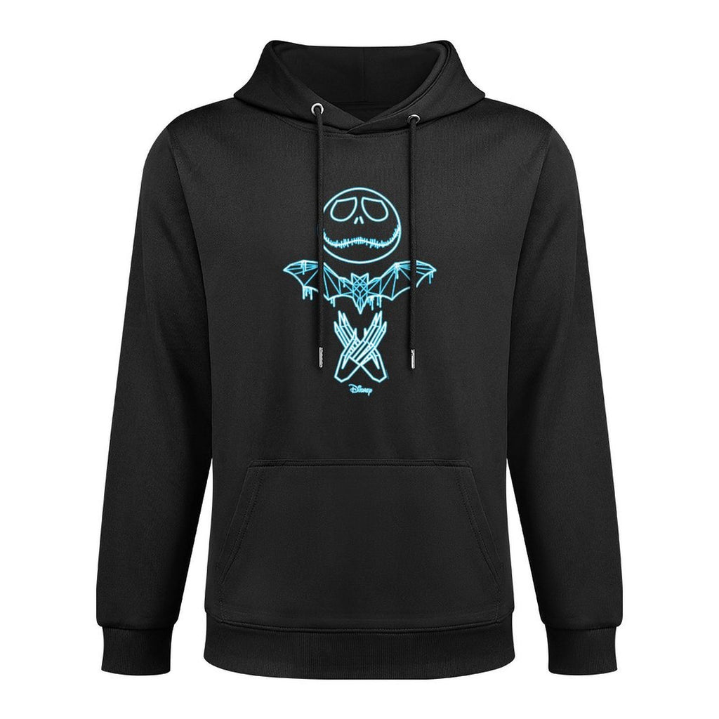 The Nightmare Before Christmas - Jack Bat Hands Blue Glow Layering Staple Hoodie