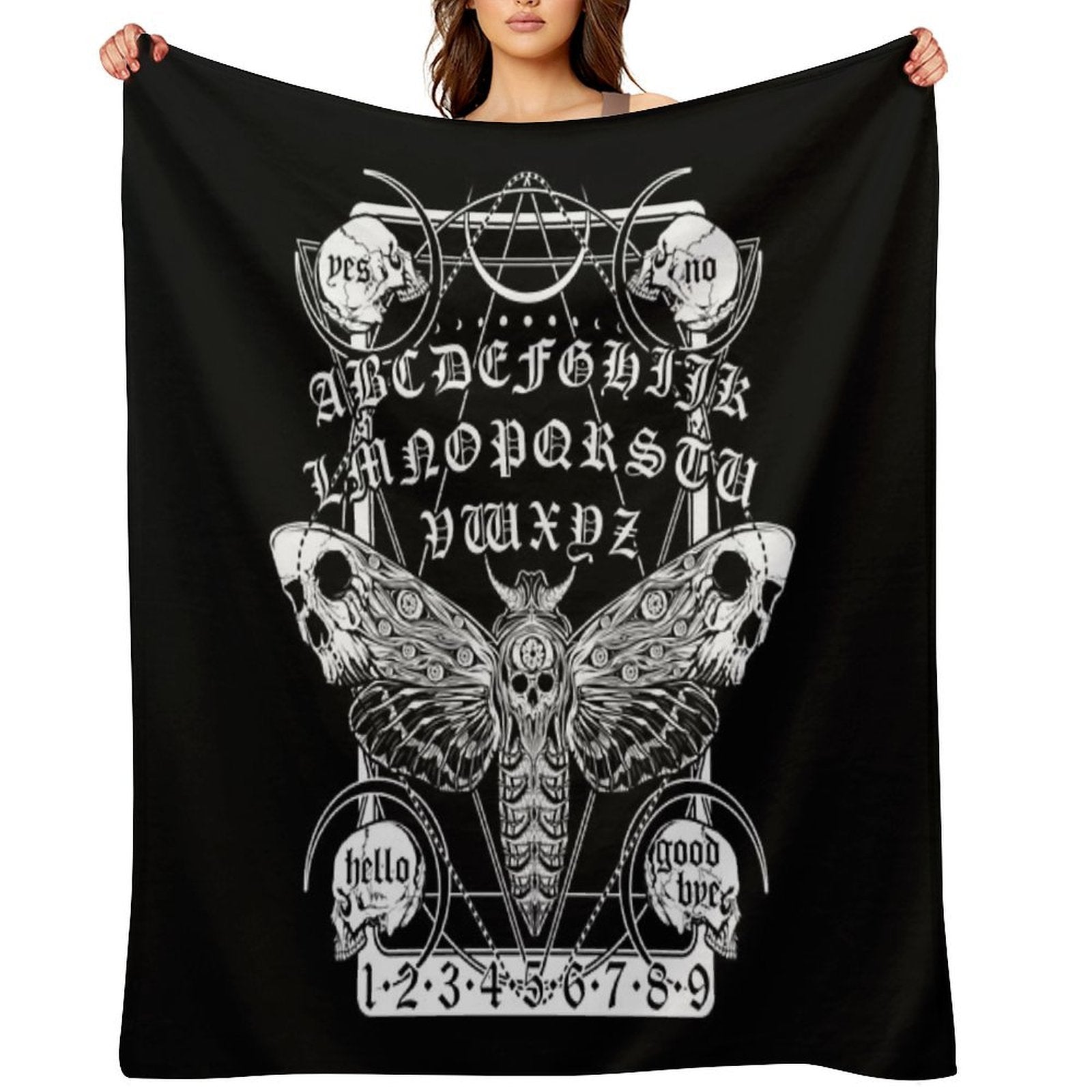 Death Moth Spirit Board Premium Throw Blanket