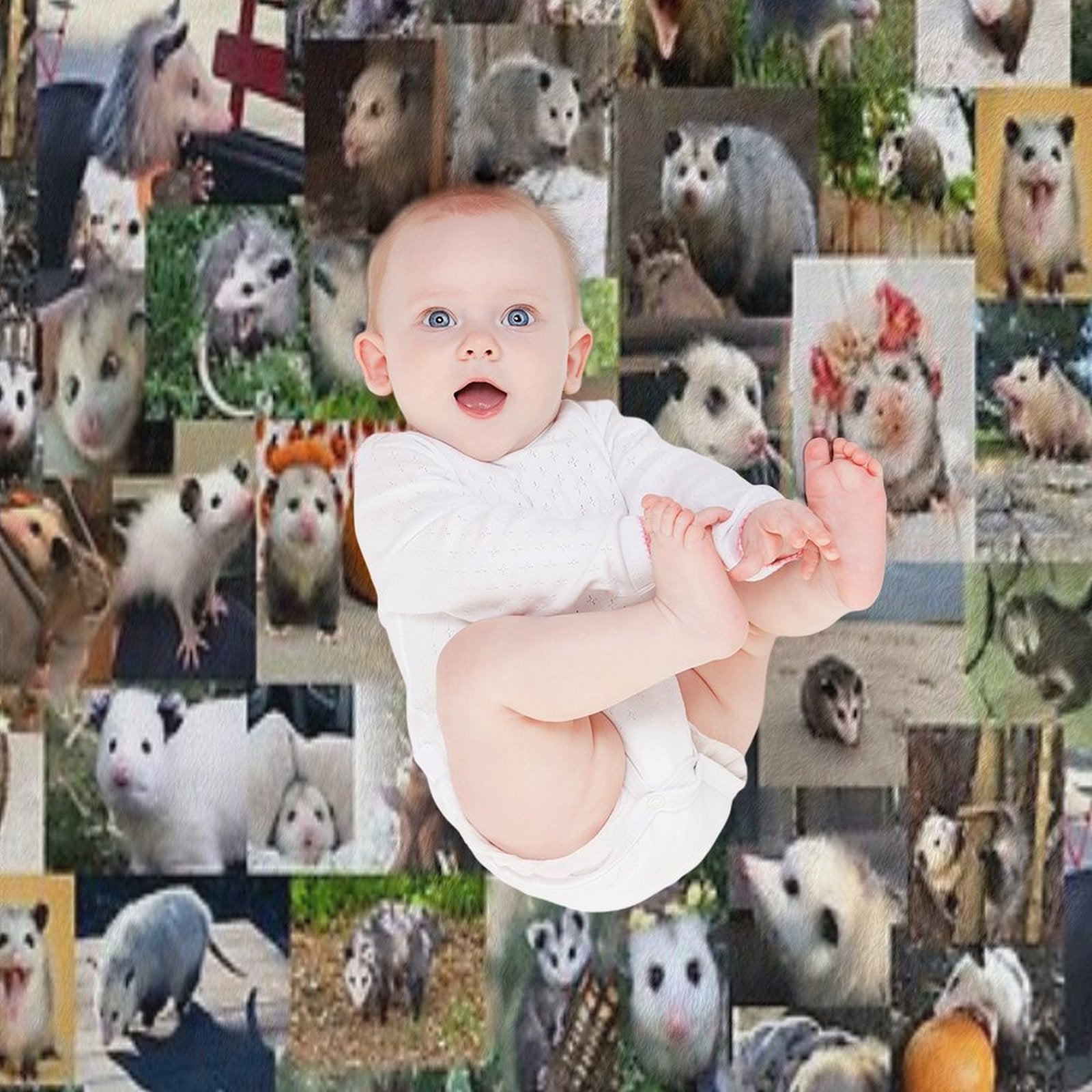 Ultimate Opossums (4K) Shrink-resistant Throw Blanket