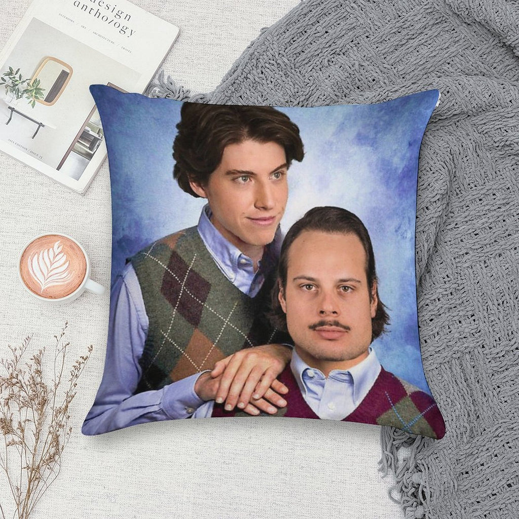 Matthews + Marner Stepbrothers Soft Washable Throw Pillow