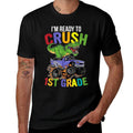 Im Ready To Crush 1st Grade Monster Truck Dinosaur Boys  Odor-resistant T-Shirt