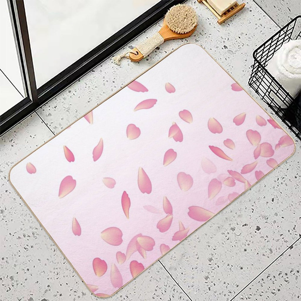 Sakura Cherry Blossom  Girlfriend Boyfriend Sakura  Repositionable Bath Mat