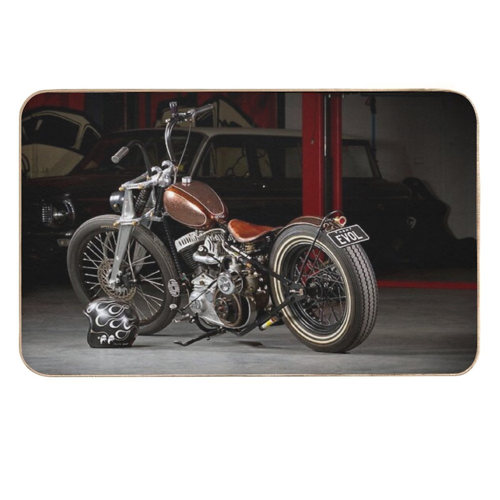 Evolution 1940 WL Harley  Slip-Resistant Bath Mat