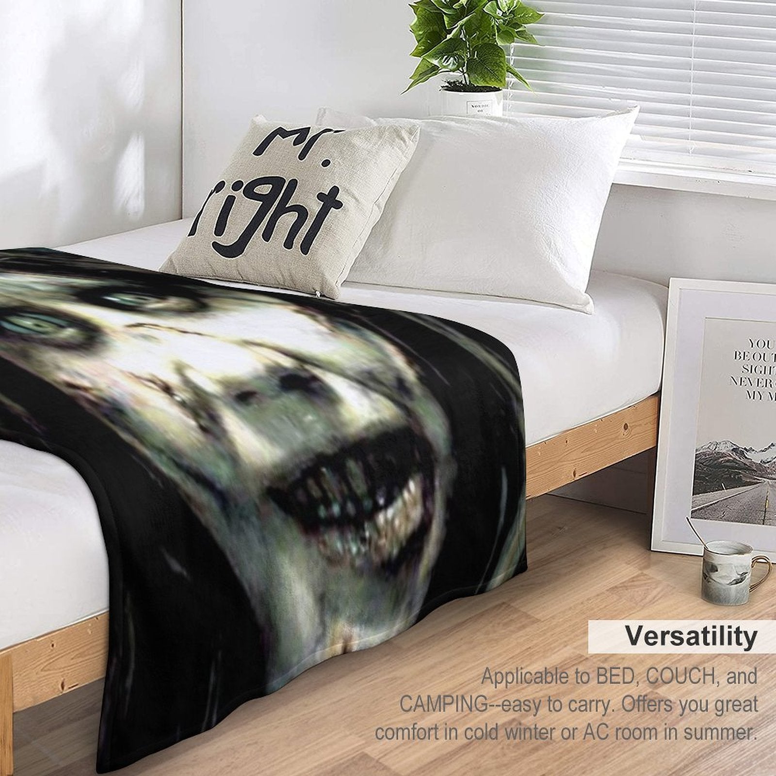The Exorcist Horror Movie Eco-conscious Throw Blanket
