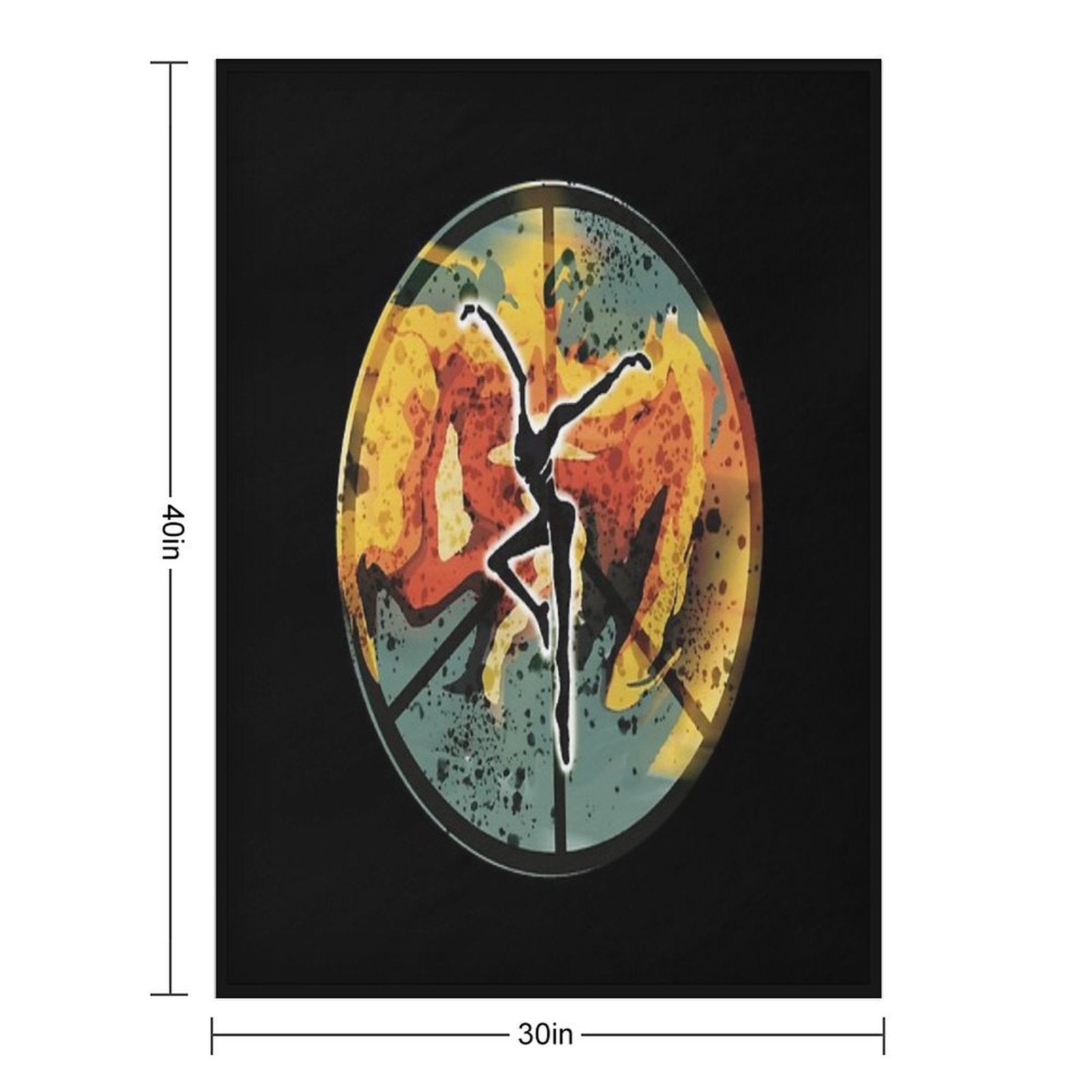 DMB Fire Dancer Premium Throw Blanket
