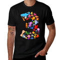Under Sea 3 Three Year Kids 3rd Birthday Party Ocean Animals  Soft T-Shirt