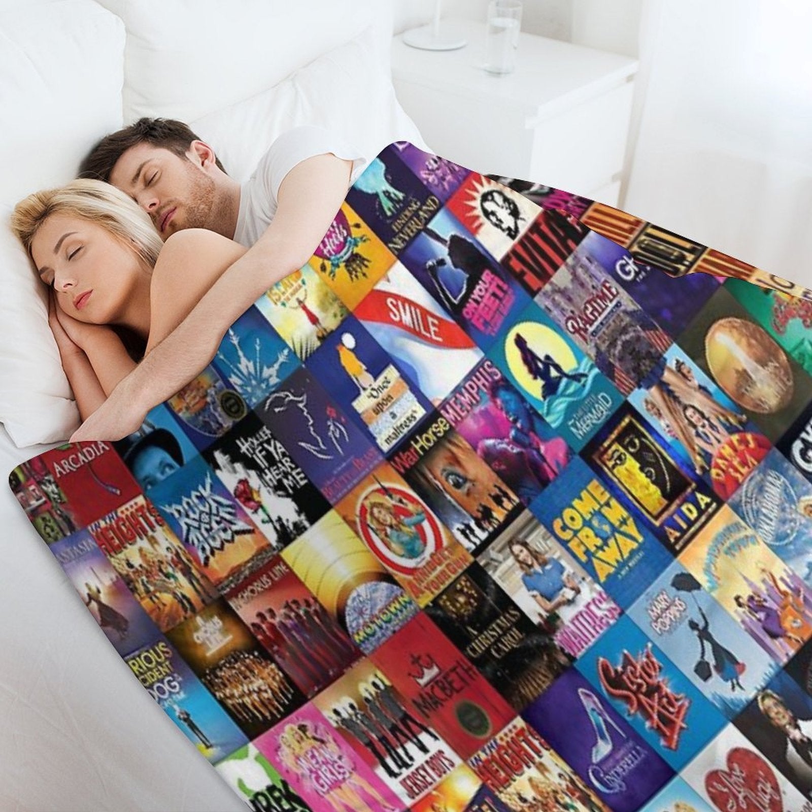 Broadway Theater Plush Throw Blanket