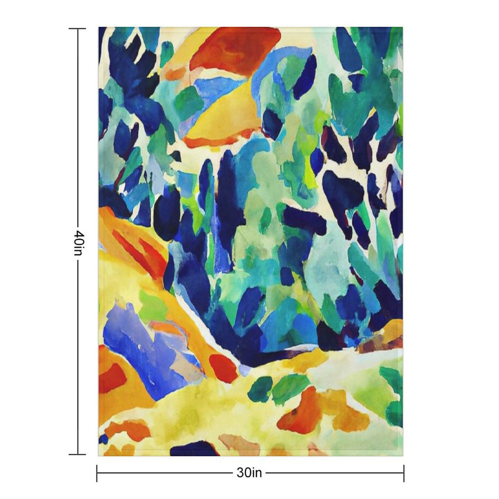 Henri Matisse Landscape Wrinkle-free Throw Blanket