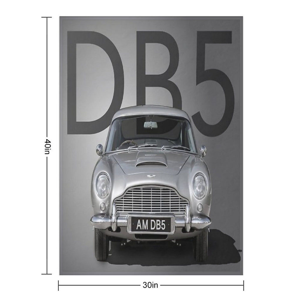 Aston Martin DB5 Multi-functional Throw Blanket