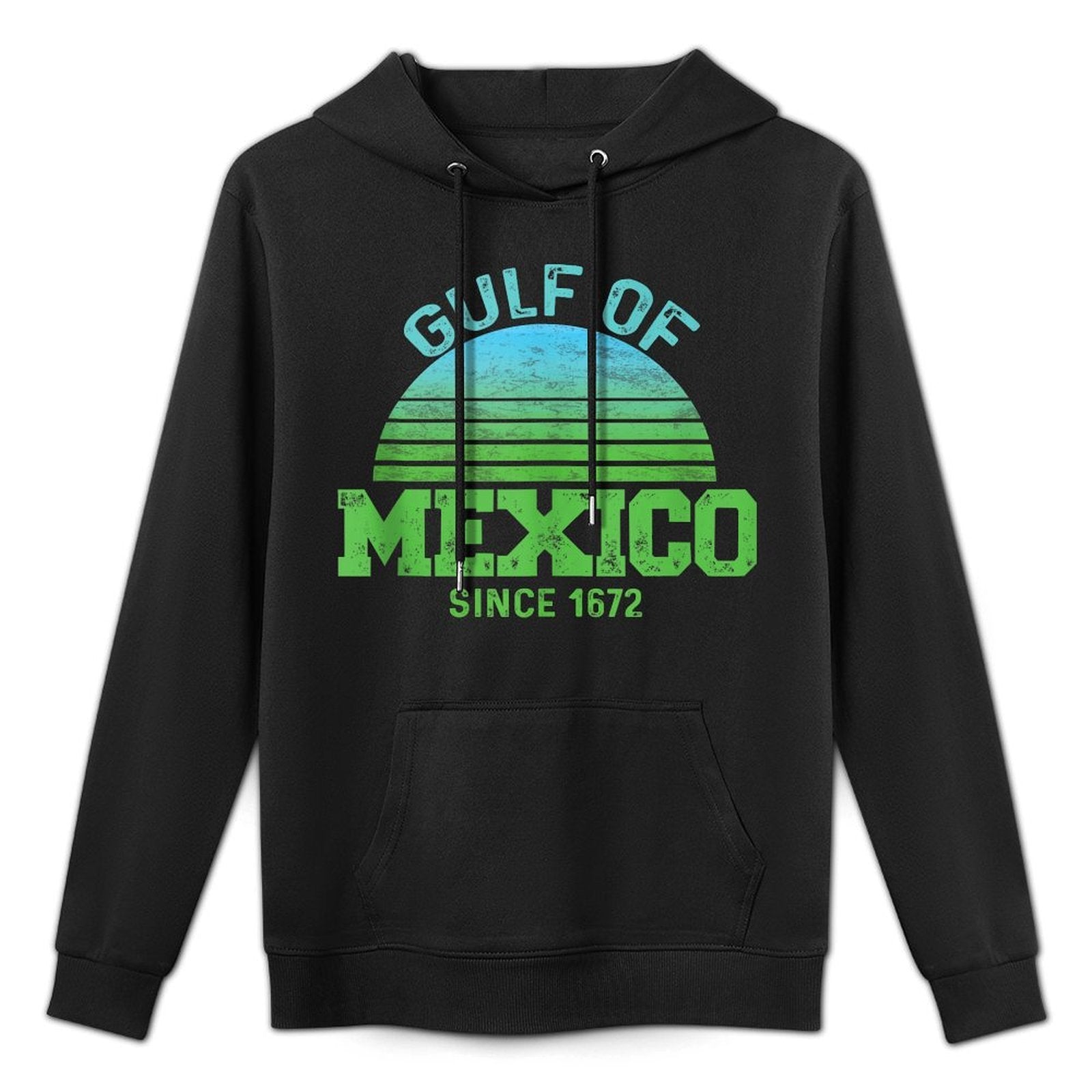 Gulf Of Mexico Forever Since 1672 Vintage Sunset Political Relaxed Fit Hoodie