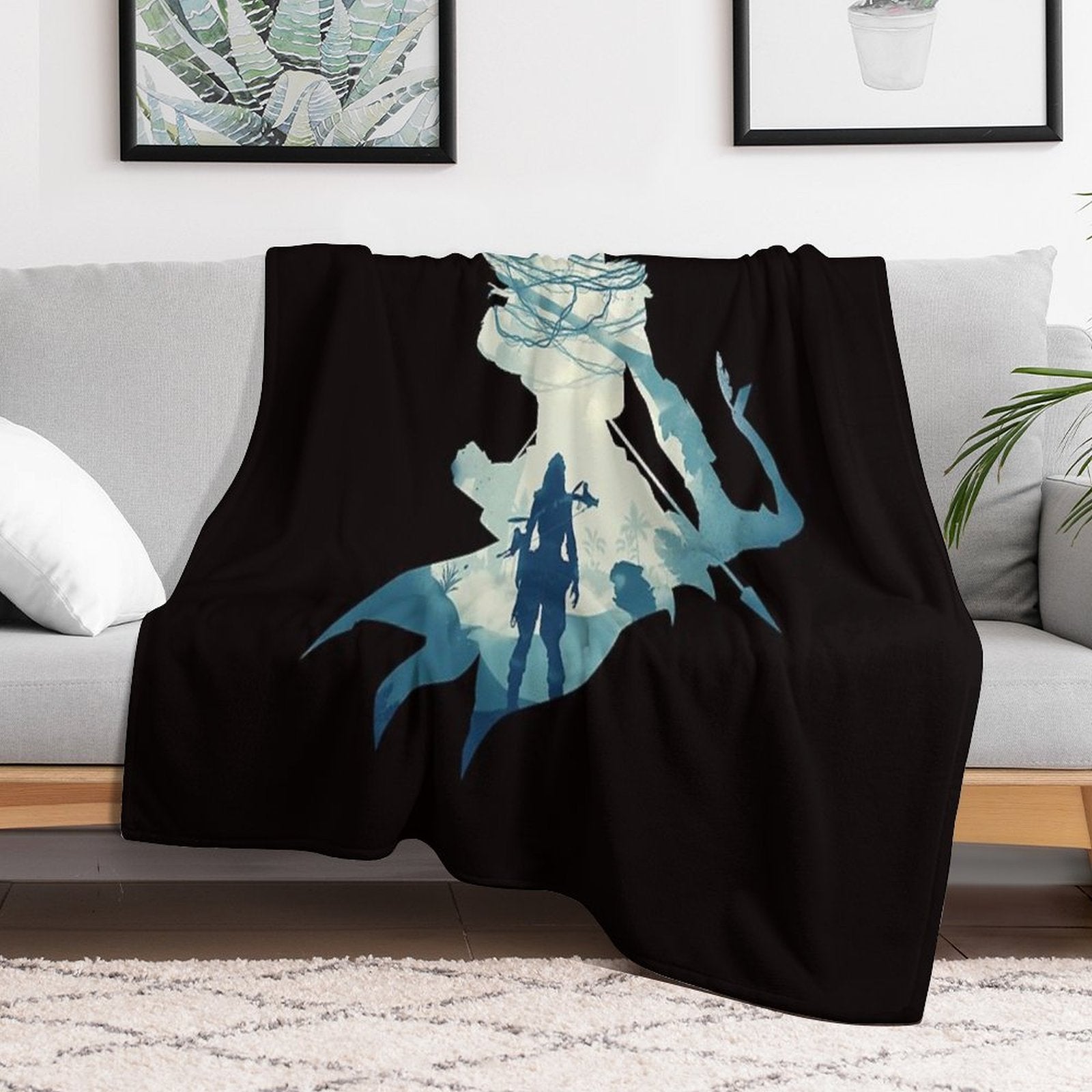 Big Things Await! Sustainable Throw Blanket