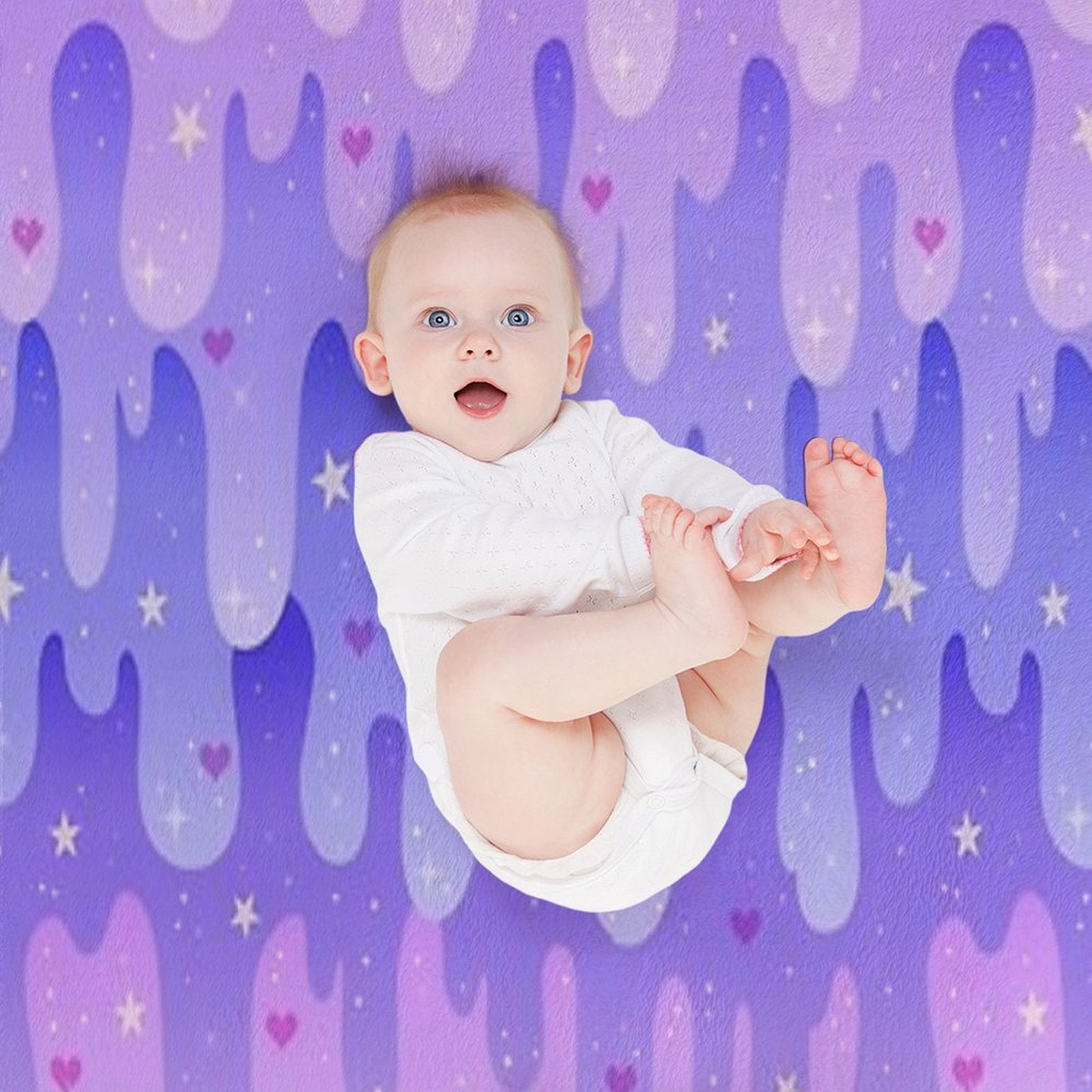 Lavender Slime Versatility Throw Blanket