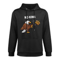 Nope No Kings In America Bald Eagle Kicking Crown Resistance Pilling-Resistant Hoodie