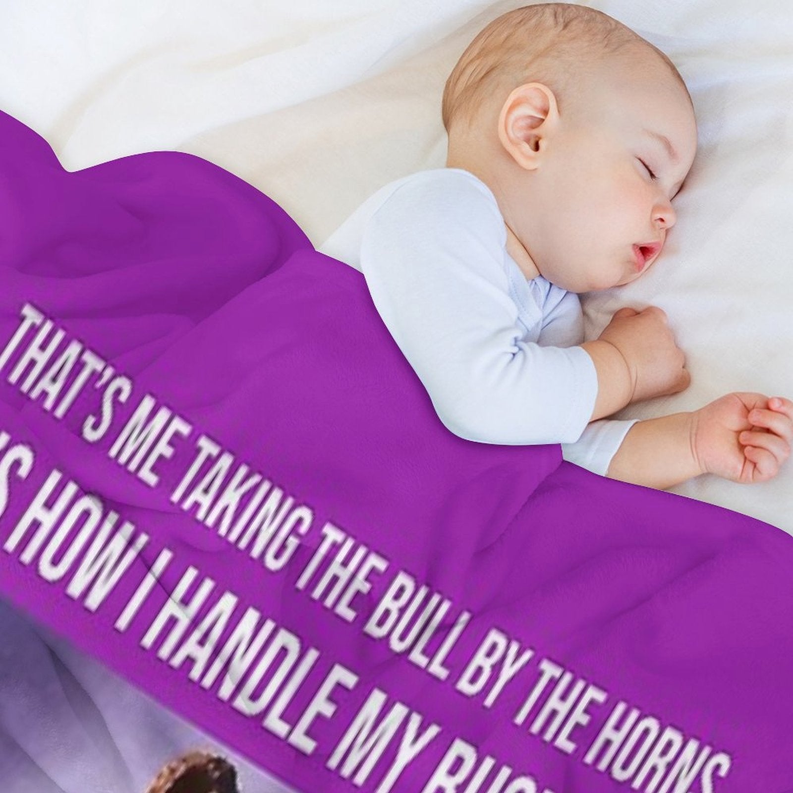 Bull by The Horns Travel-friendly Throw Blanket