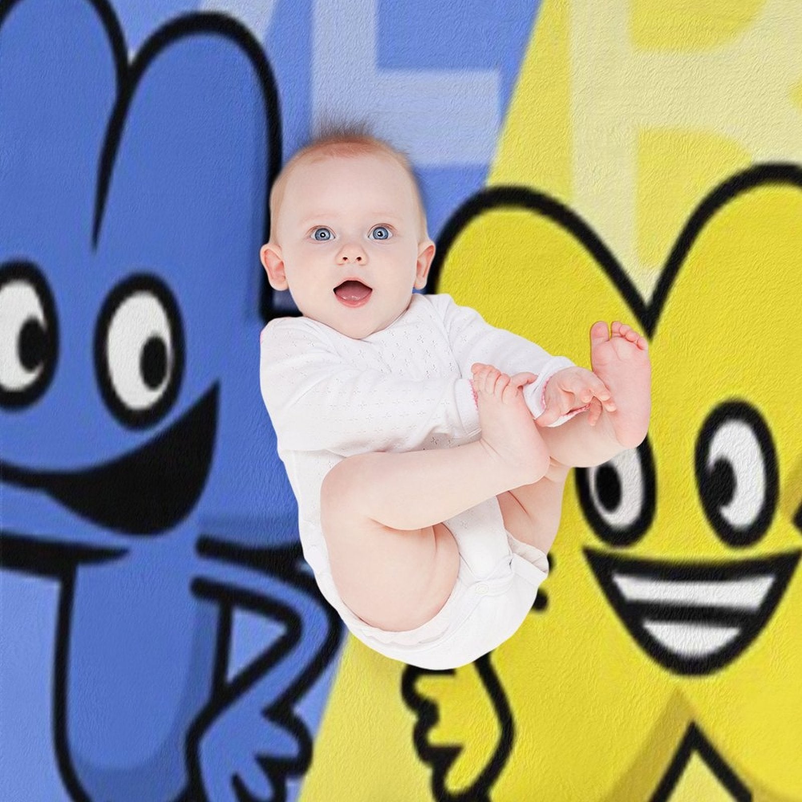 BFB 4 And X Design Lightweight Throw Blanket