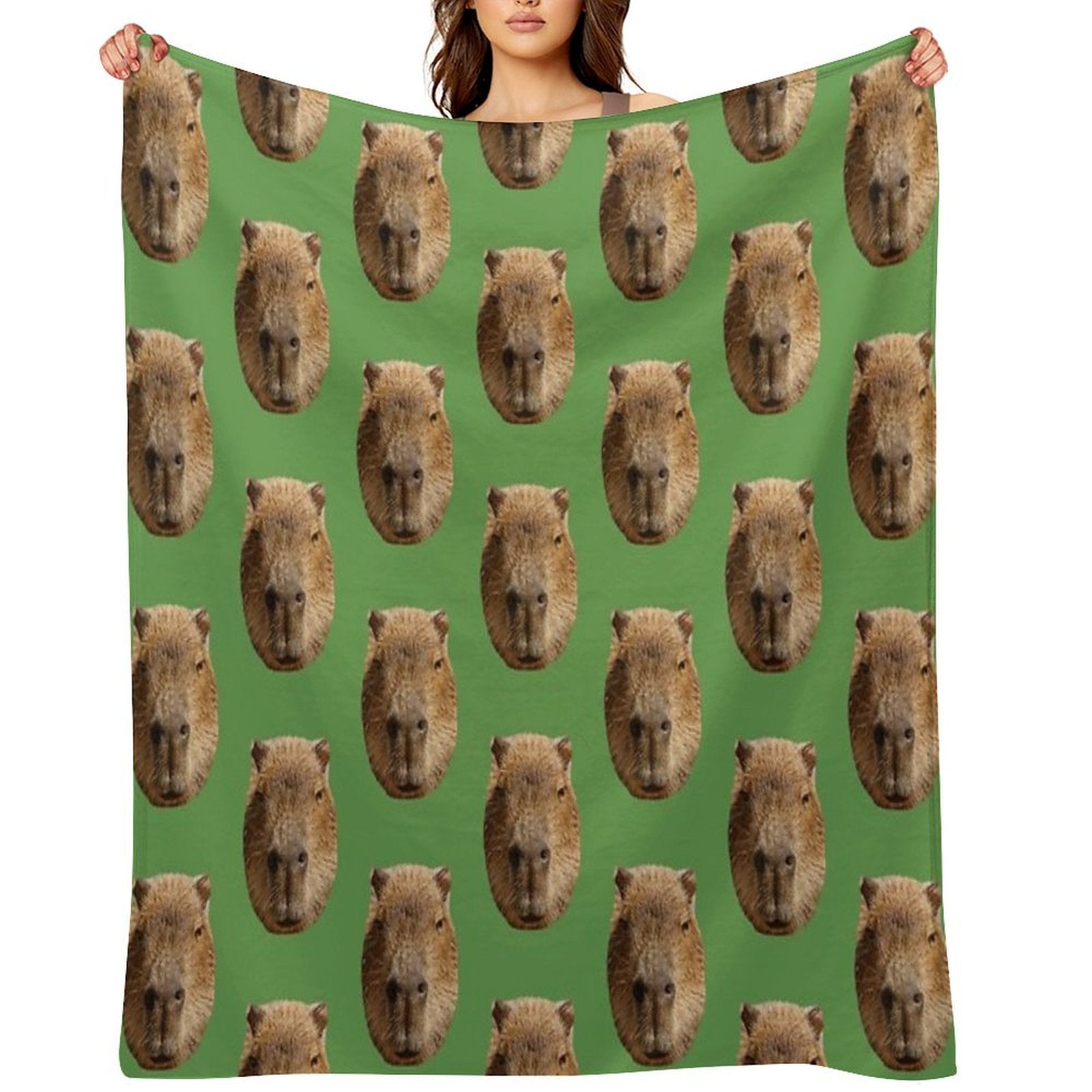 Don't Worry Be Cappy Wrinkle-free Throw Blanket
