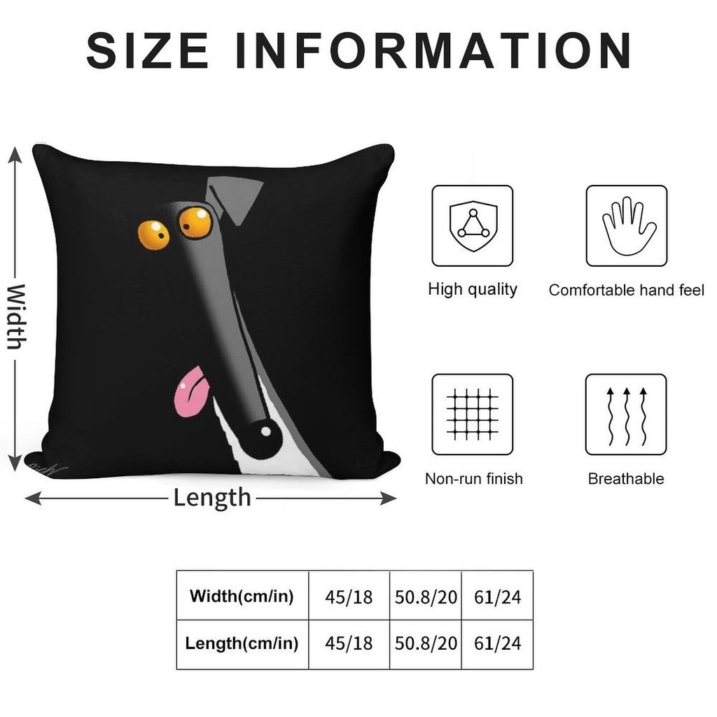 Derp in The Dark Soft Bedroom Essential Throw Pillow