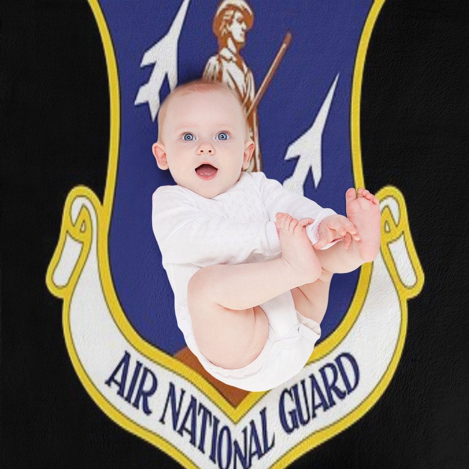 Air National Guard ANG Lightweight Throw Blanket