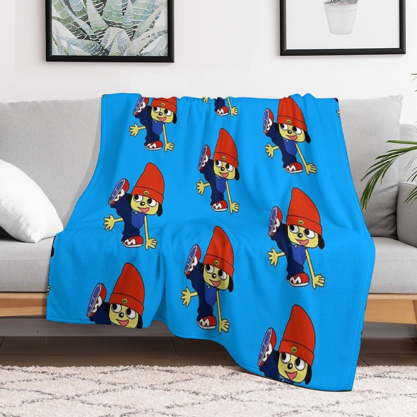 Parappa The Rapper T-ShirtSticker Comfort Throw Blanket