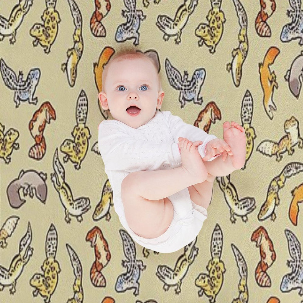 Chub Gecko Babies Compact Throw Blanket