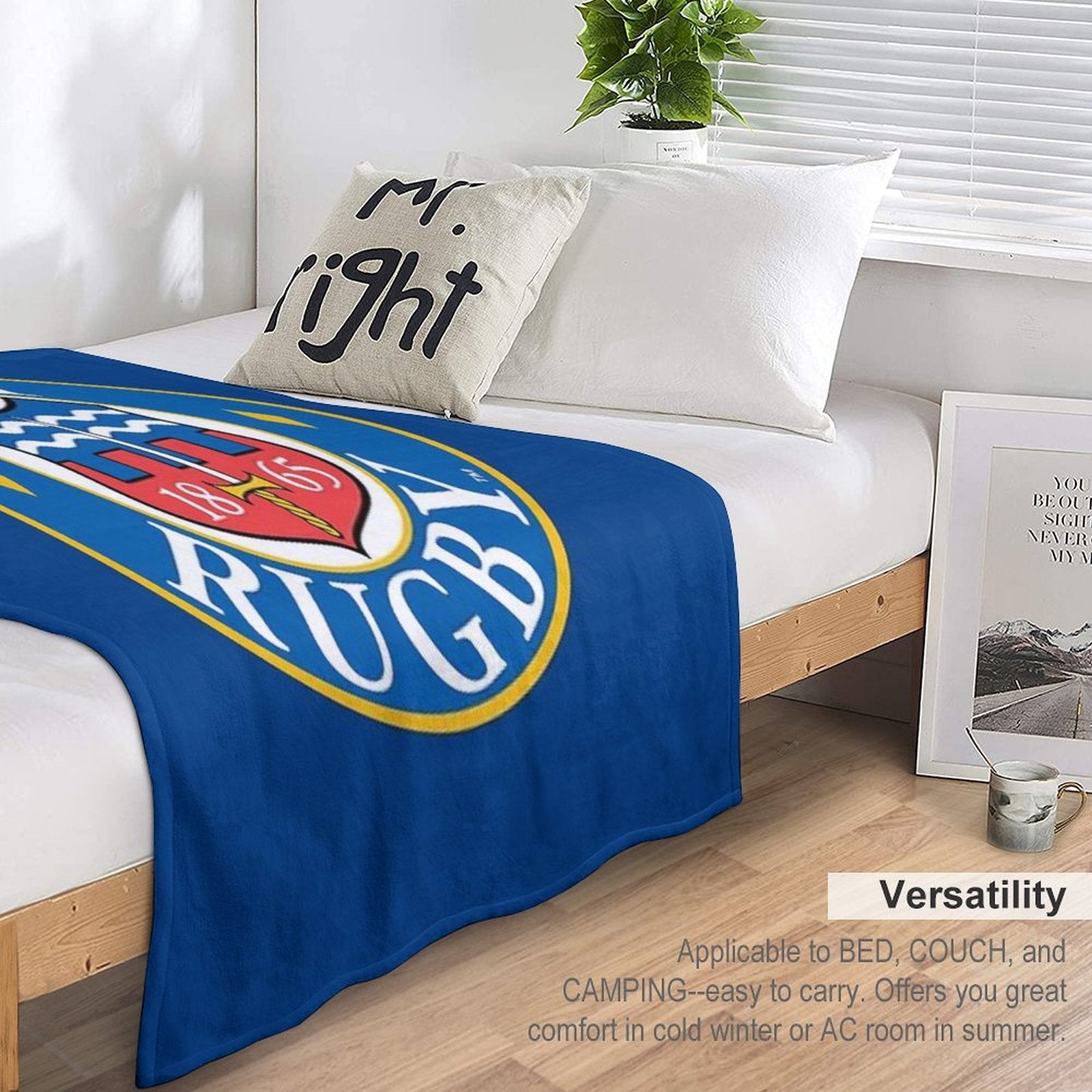 Bath Rugby Sustainable Throw Blanket