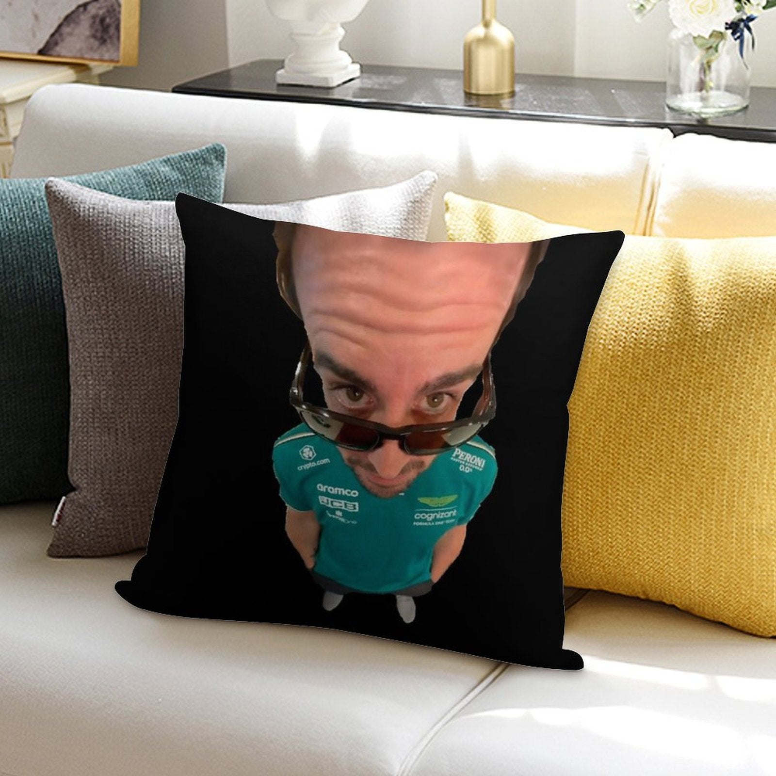 Ferdinand Meme Soft Ultra-Soft Texture Throw Pillow