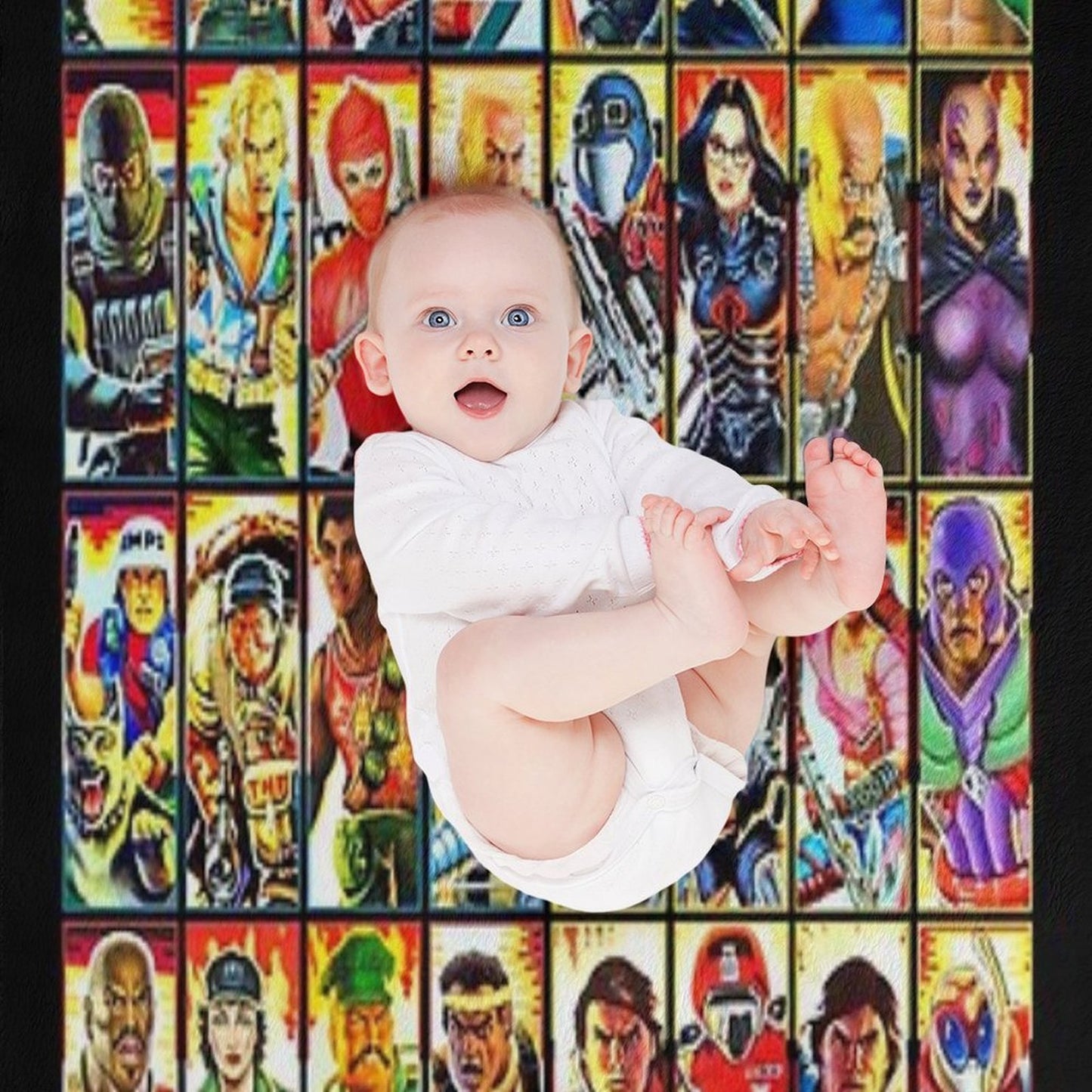 G.I. Joe in The 80s! Movie Edition! Travel-friendly Throw Blanket