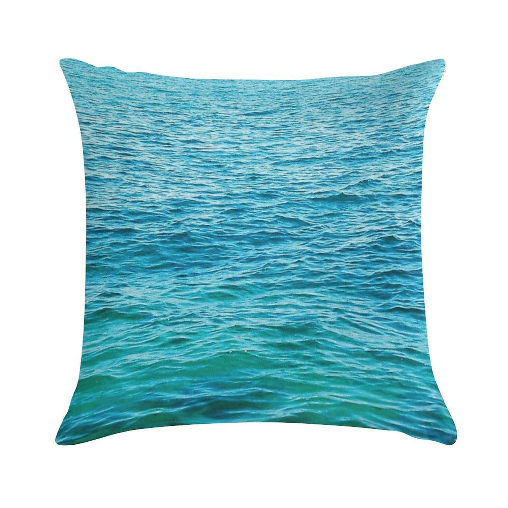 Turquoise Ocean Soft Gift Ready Throw Pillow