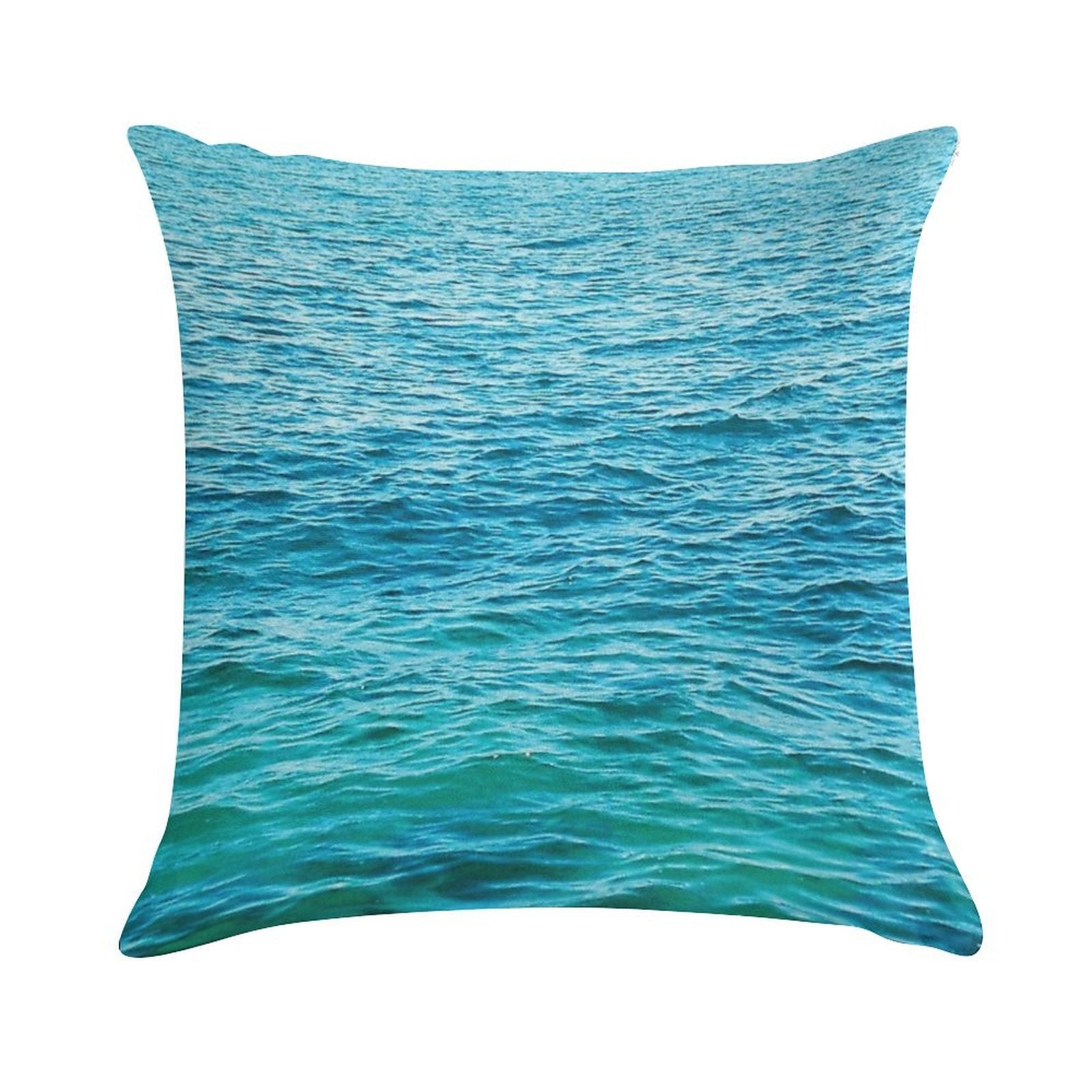 Turquoise Ocean Soft Gift Ready Throw Pillow