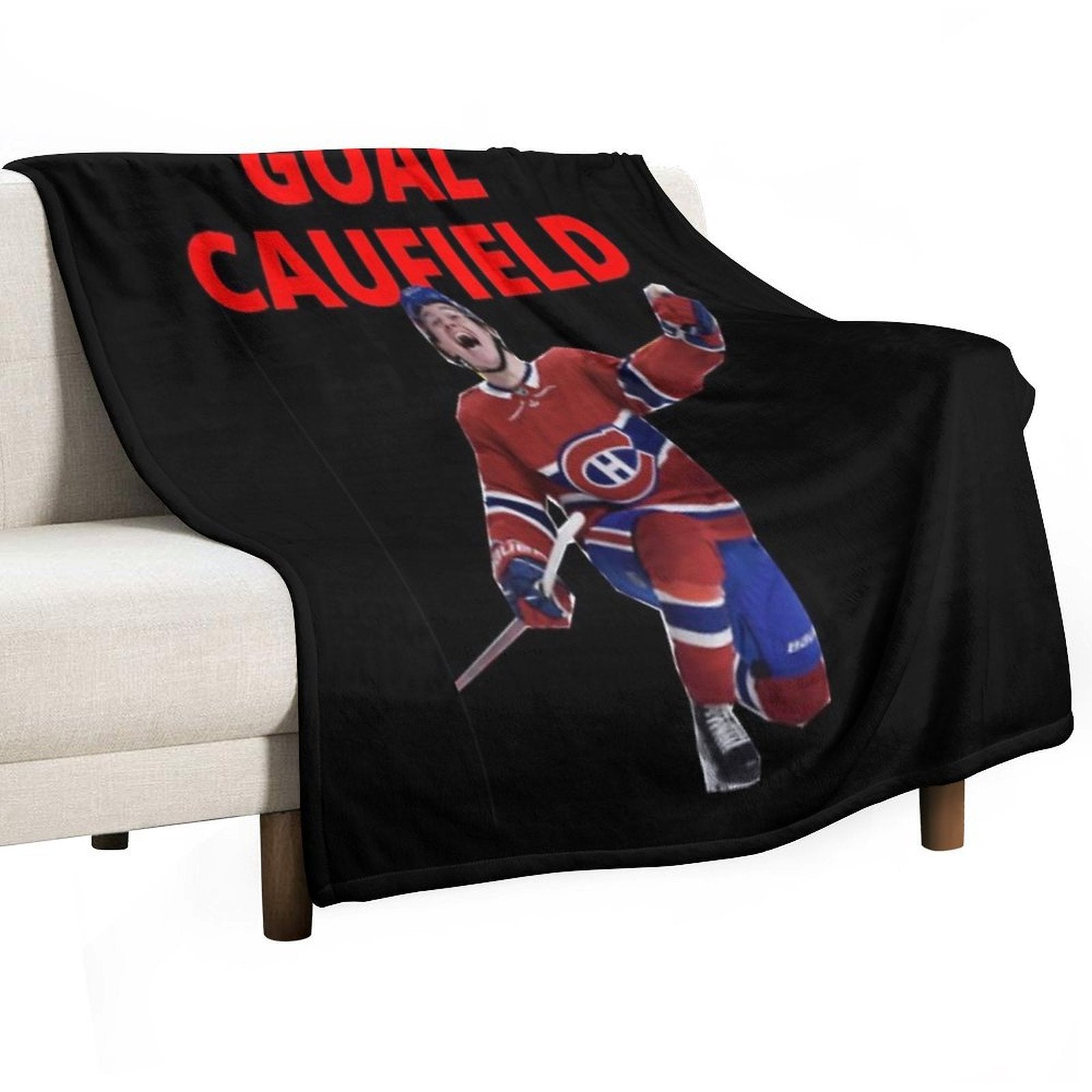 GOAL CAUFIELD Velvety-soft Throw Blanket