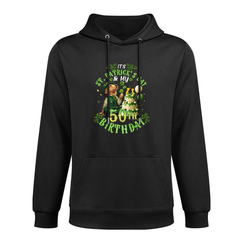 50 Years Old Lucky St. Patrick’s Day It's My 50th Birthday Premium Breathable Fabric Hoodie