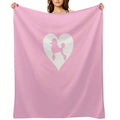 POODLE T SHIRT Velvety-soft Throw Blanket