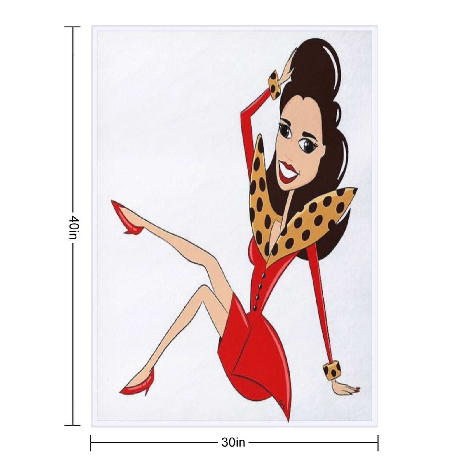 The Nanny Plush Throw Blanket