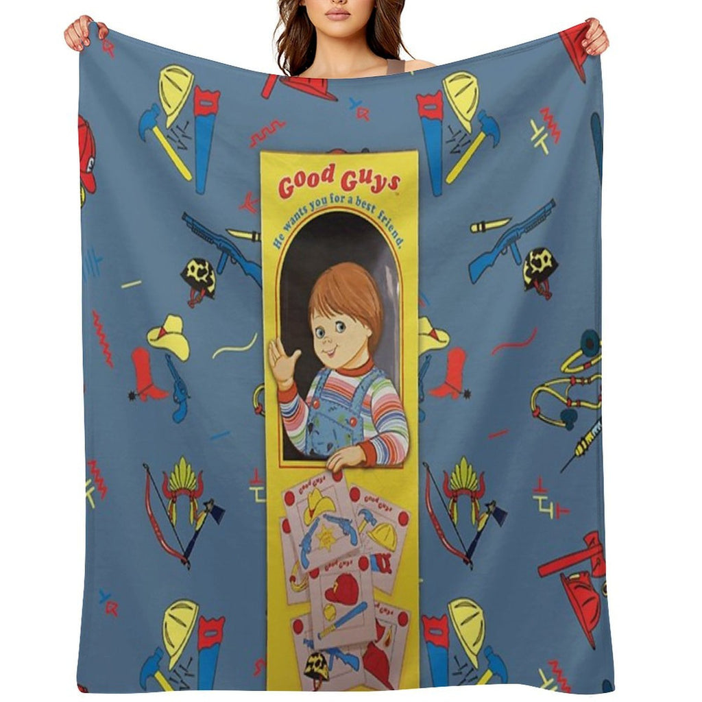 The Good Guys - Childs Play Ft. Chucky Comfort Throw Blanket