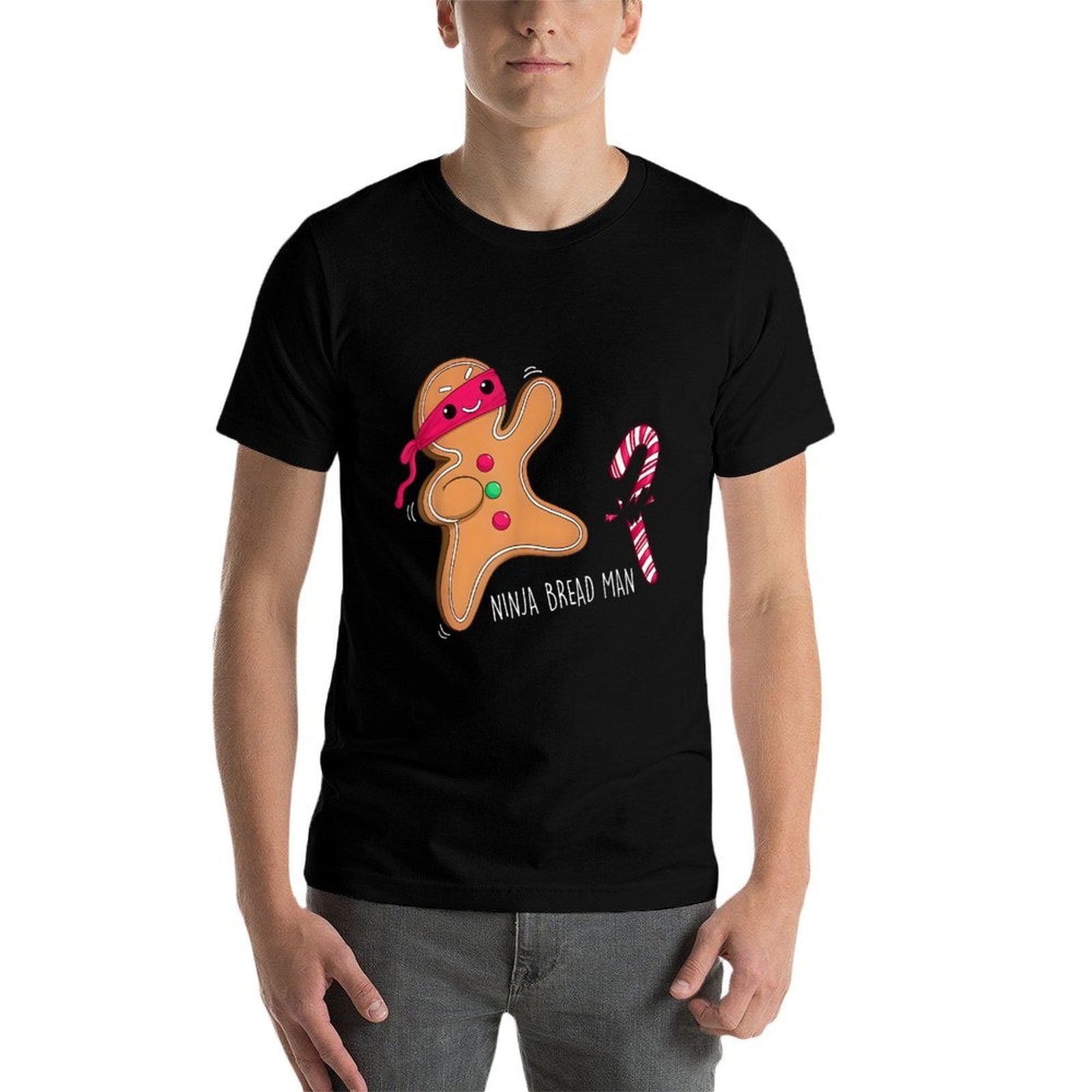 NINJABREAD MAN X Ninja Gingerbread Christmas Gingerbread Ninja  High-quality Stitching T-Shirt