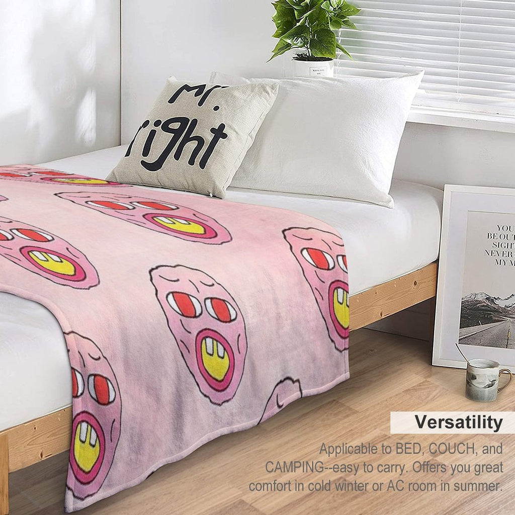 Collage Tyler Cherry Plush Throw Blanket