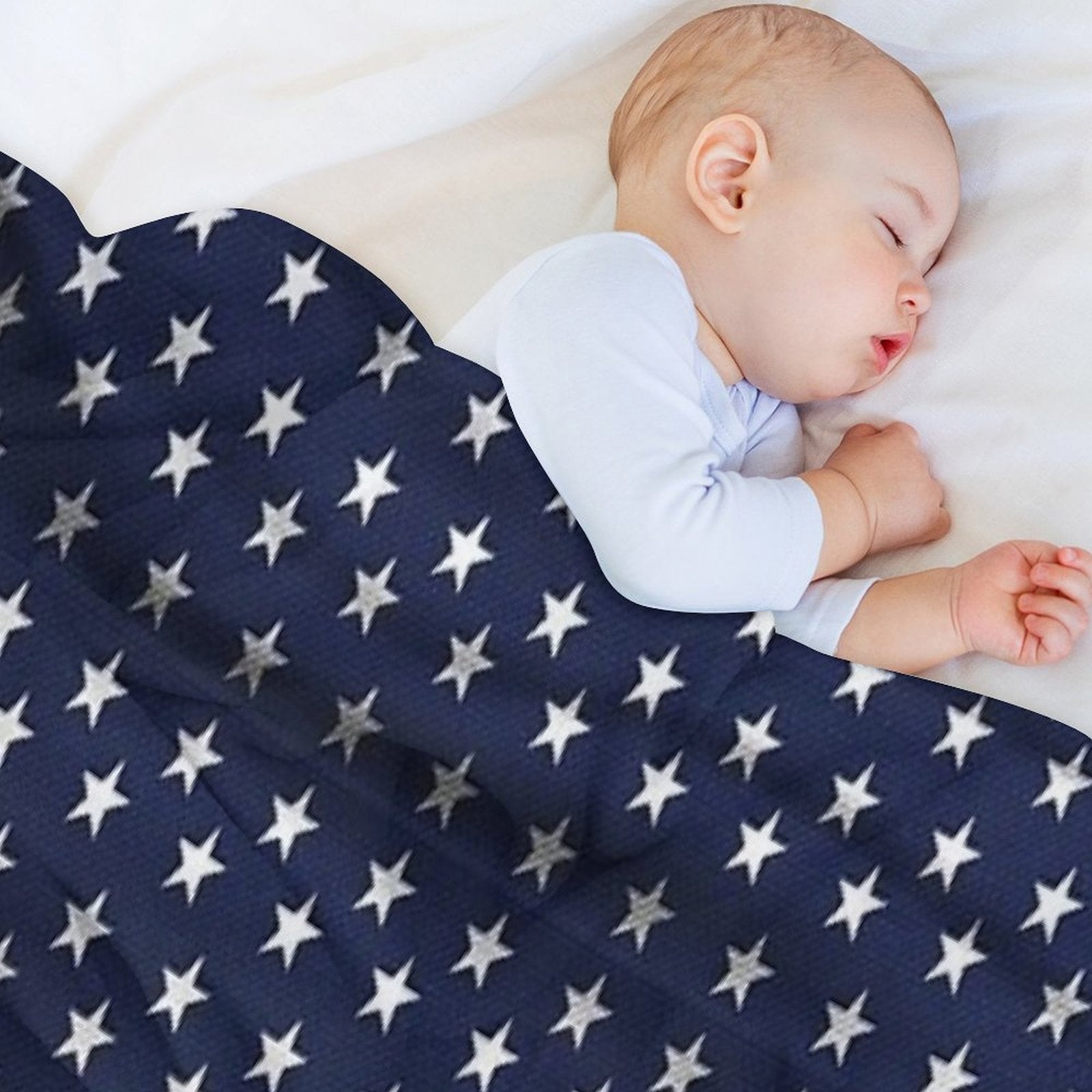 Star Patterns Machine-washable Throw Blanket