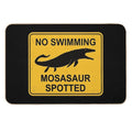 Mosasaur - No Swimming!  Anti-Trip Bath Mat