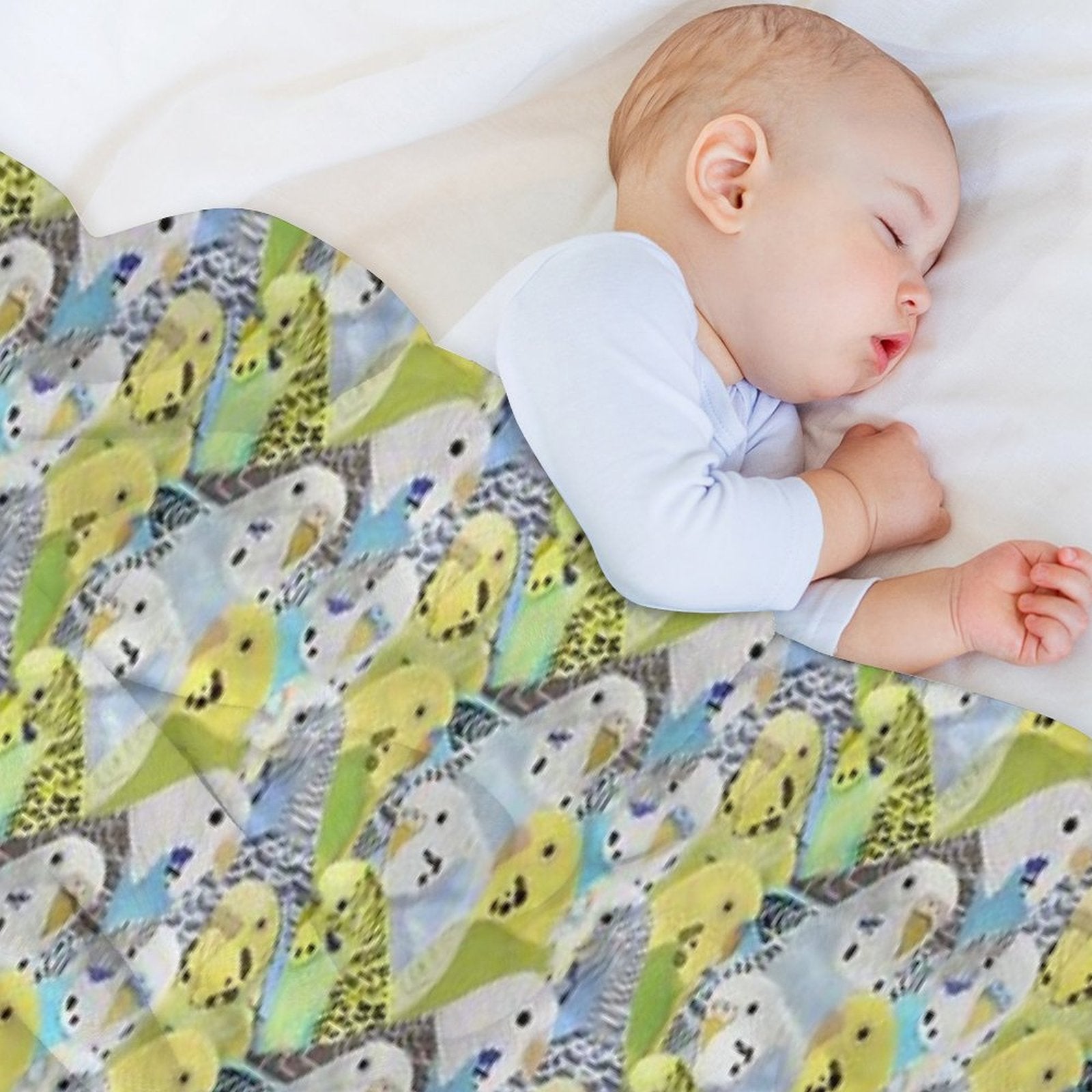 Budgie Parakeets All-season Throw Blanket