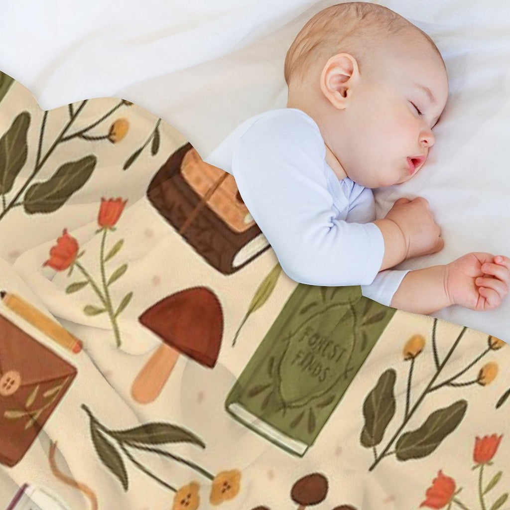 Bookish Forest Gift-ready Throw Blanket