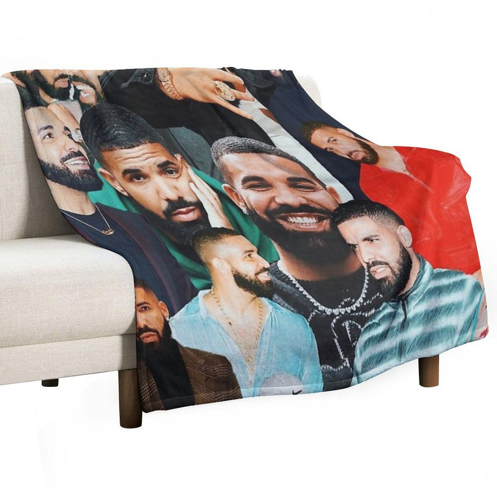 Drake Collage Gift-ready Throw Blanket