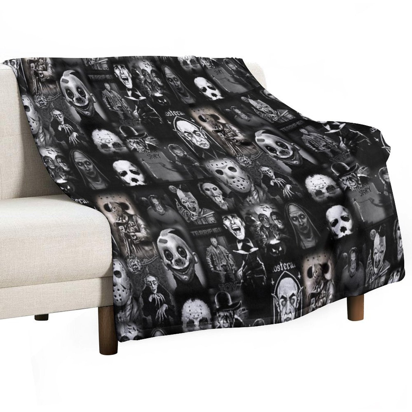 Horror Anti-pilling Throw Blanket