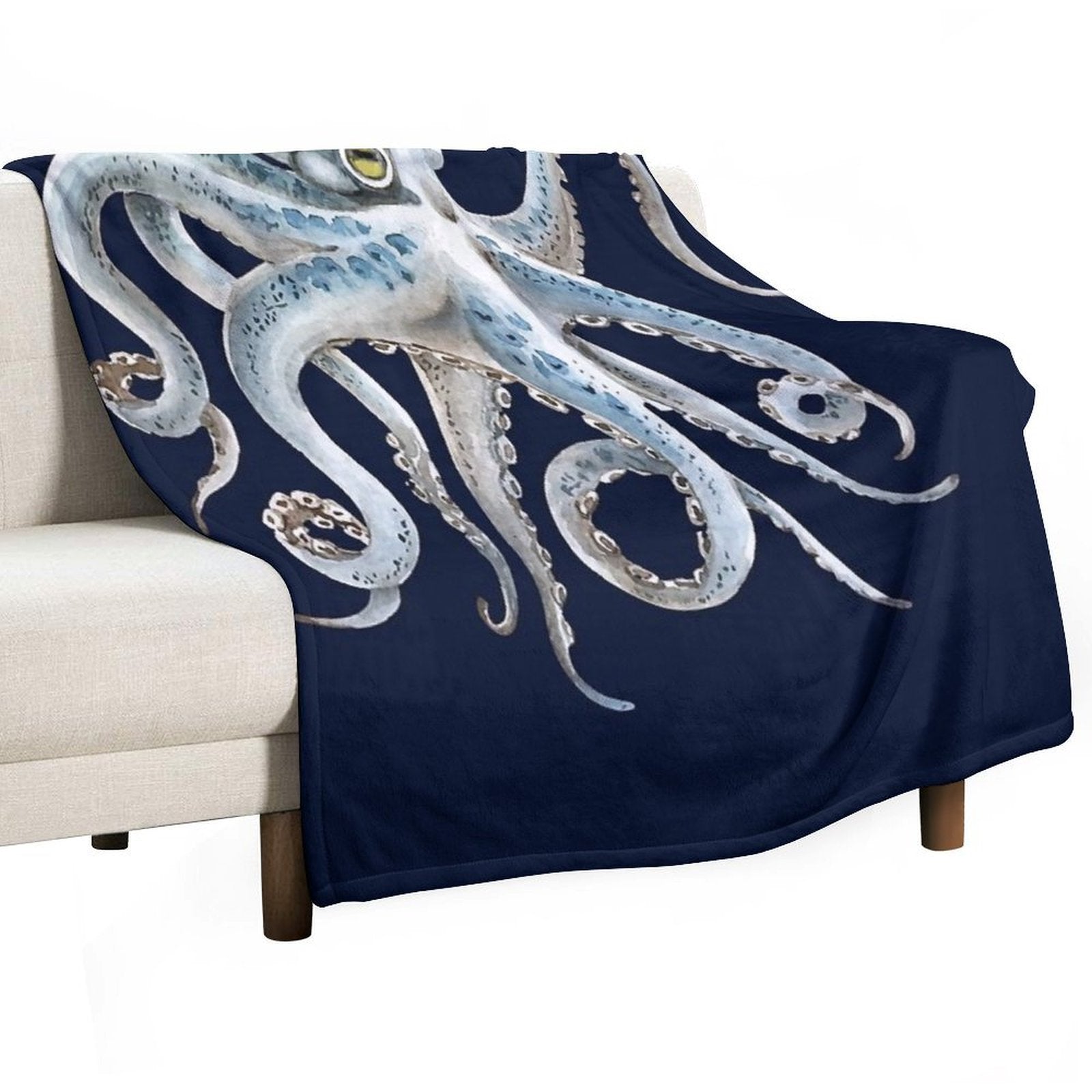 Octopus Tentaces 2 Easy Care Throw Blanket