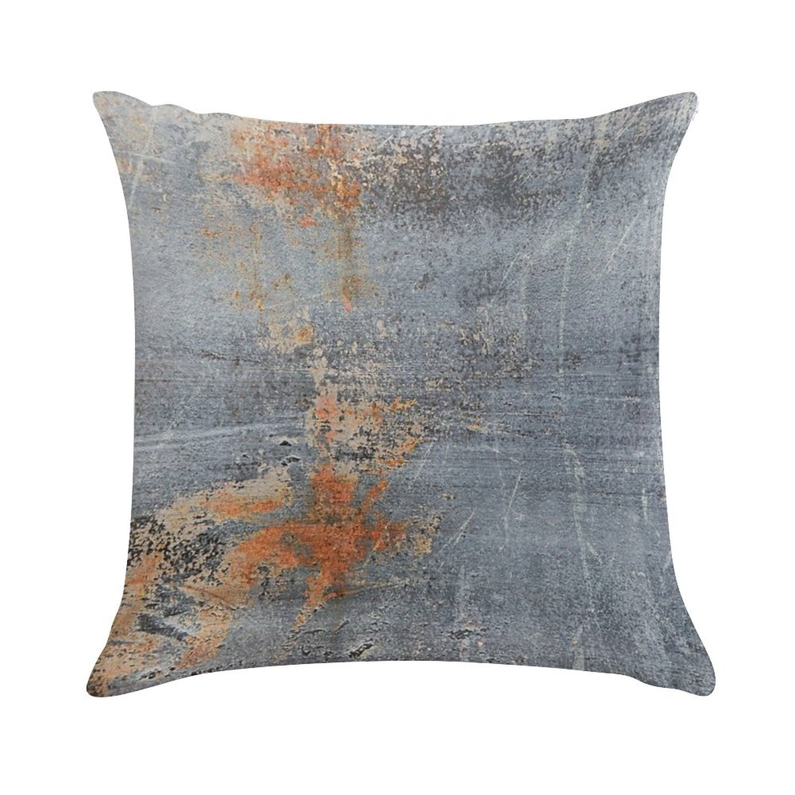 Burn Blue Rust - Alternative II Soft Anti-Pilling Throw Pillow