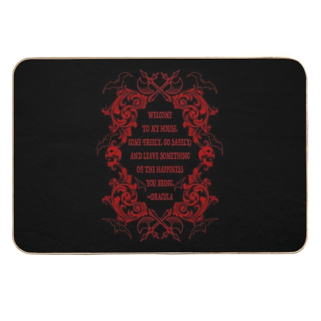 Dracula Quote  Pet-Safe Bath Mat