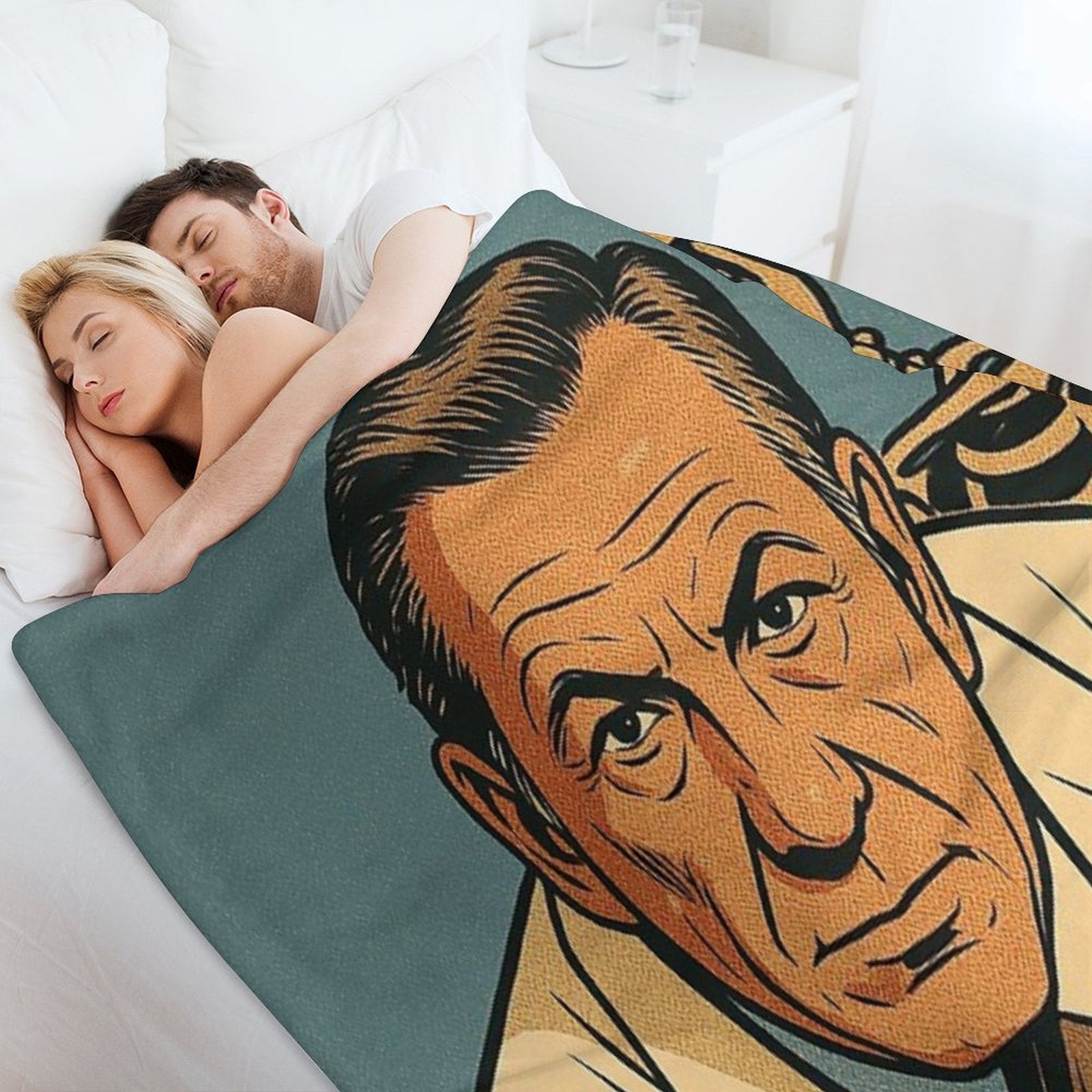 Quincy, Crime Series 70s Versatility Throw Blanket