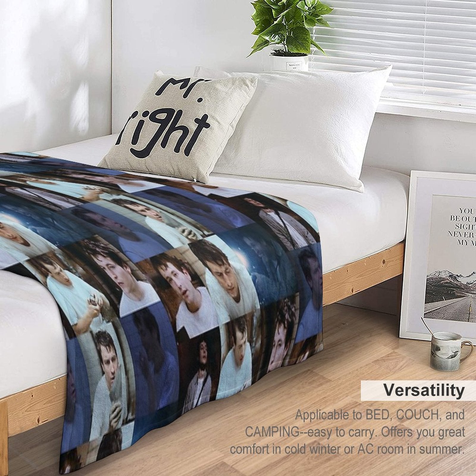 Adam Stanheight (Leigh Whannell) Easy Care Throw Blanket