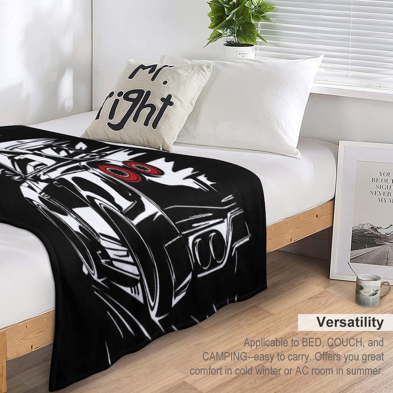 Nissan GT-R Nismo Haruna Lightweight Throw Blanket