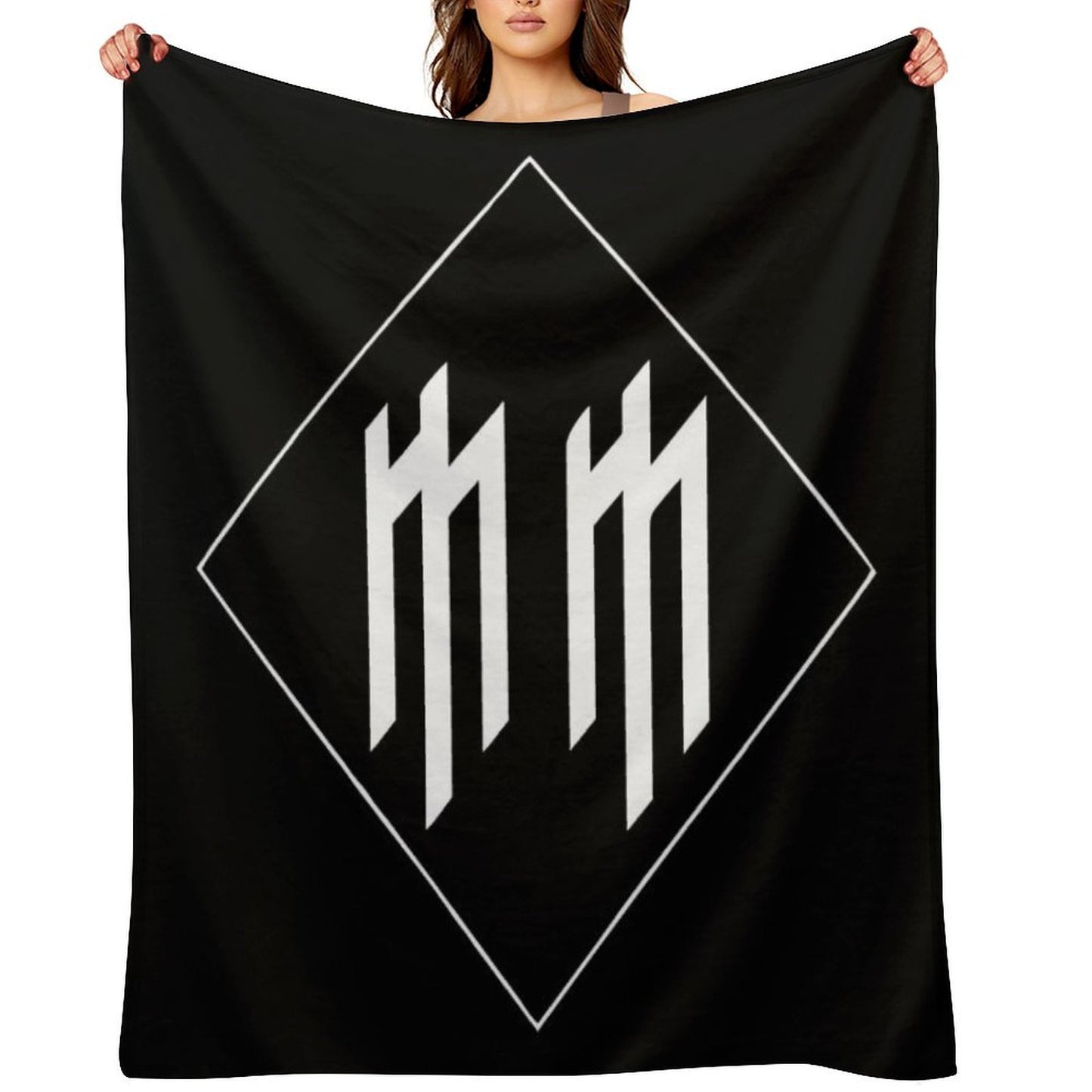 MM Logo Anti-pilling Throw Blanket