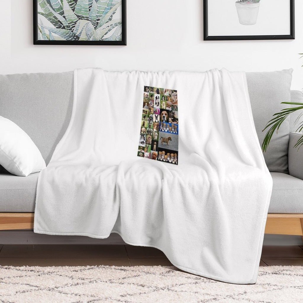 Dogs Travel-friendly Throw Blanket